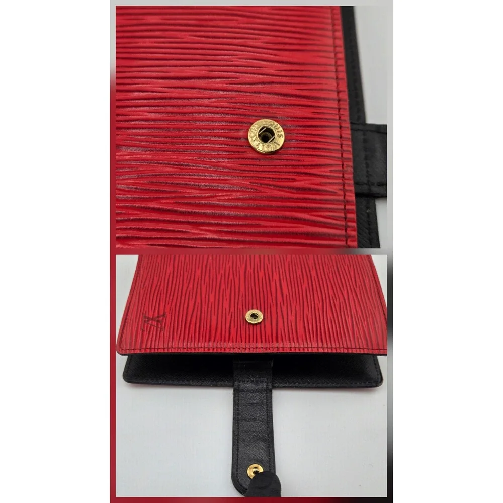 Louis Vuitton Agenda PM Red Epi Leather Small Ring Cover Planner CA0994